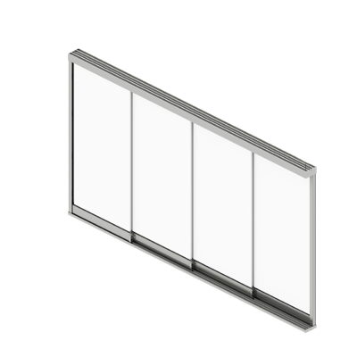 Безрамное слайдерное остекление