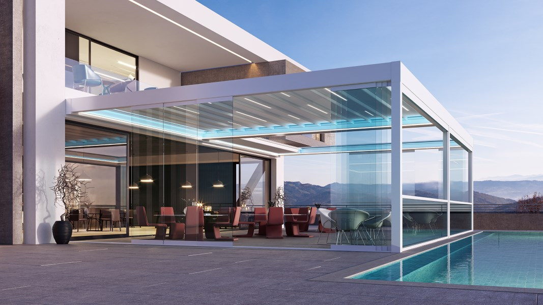 Парапетное  гильотинное остекление