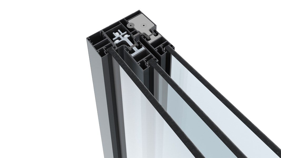 Парапетное  гильотинное остекление