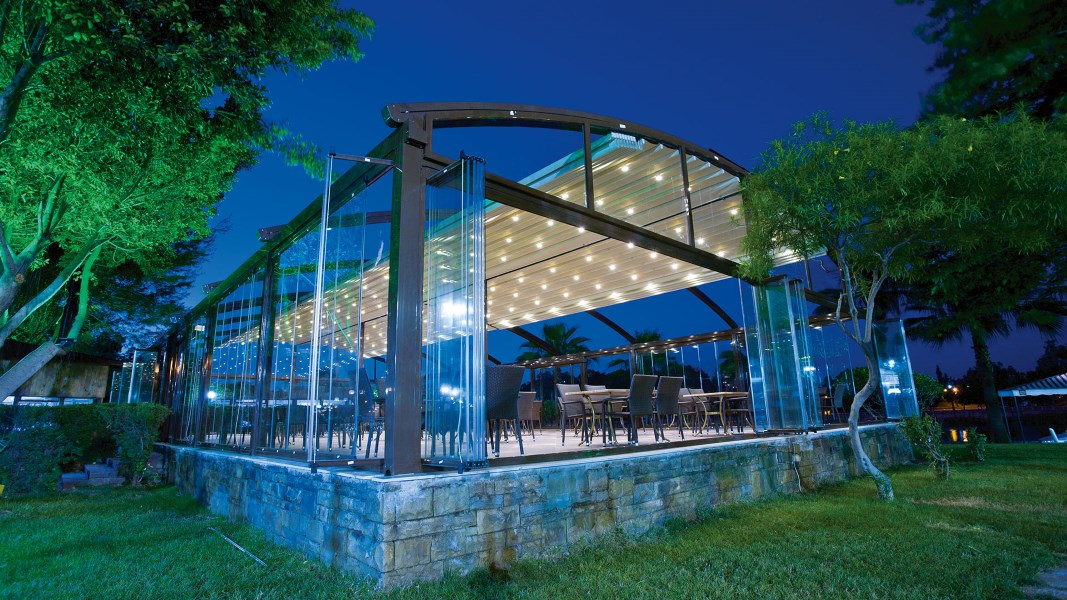 Исполнение пергол в версии Duo