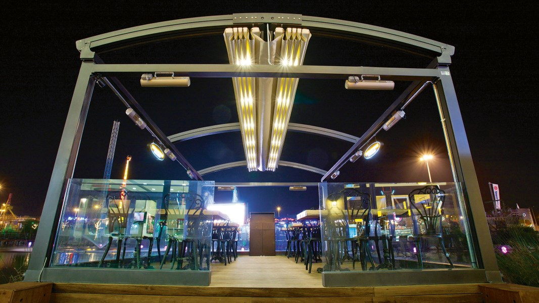 Исполнение пергол в версии Duo