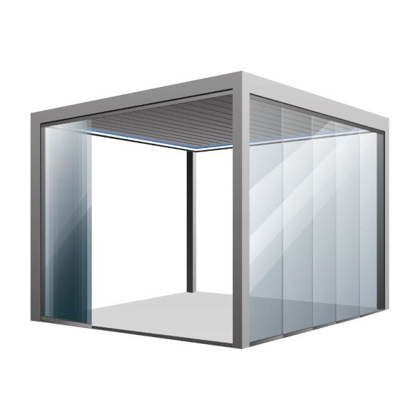 Безрамное слайдерное остекление