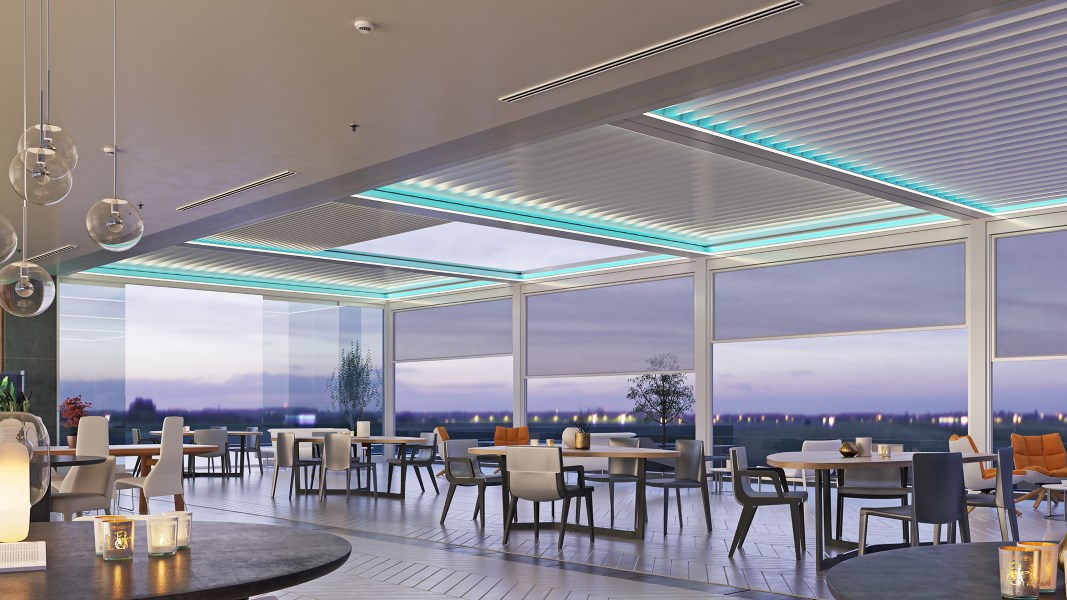 Биоклиматическая пергола Bioclimatic